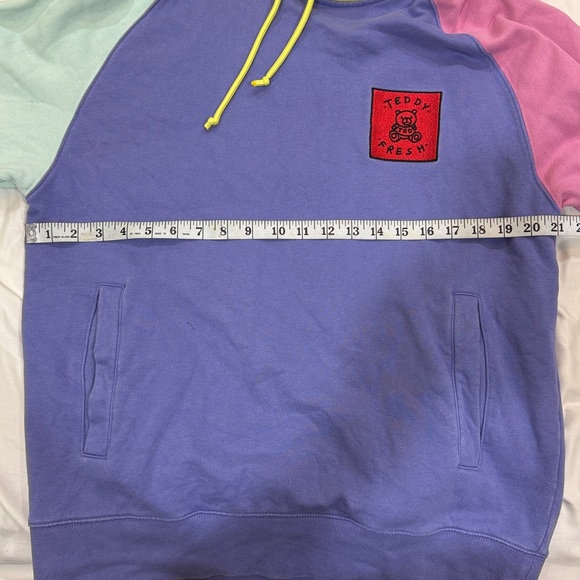 Teddy Fresh Multicolor Men's Hoodie - Picture 4 of 5